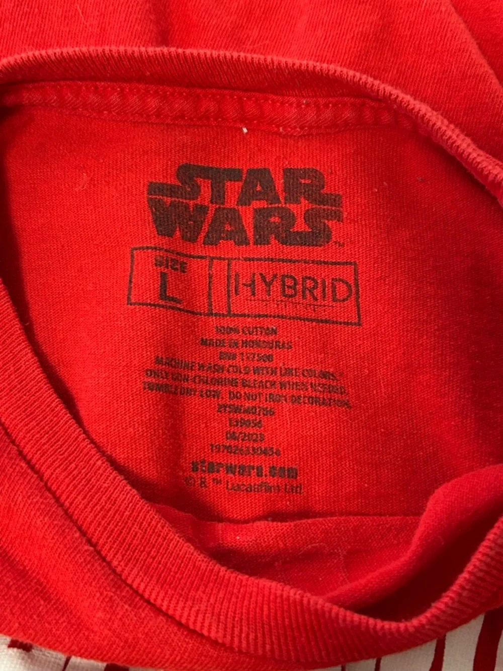 Star Wars bright red